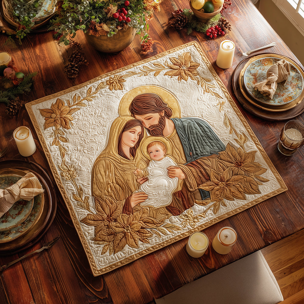 Blessed Night Quilted Table Topper NCU0TH3358