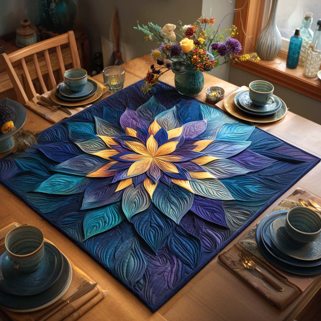 Bloom Radiance Quilted Table Topper NCU0NNT1131