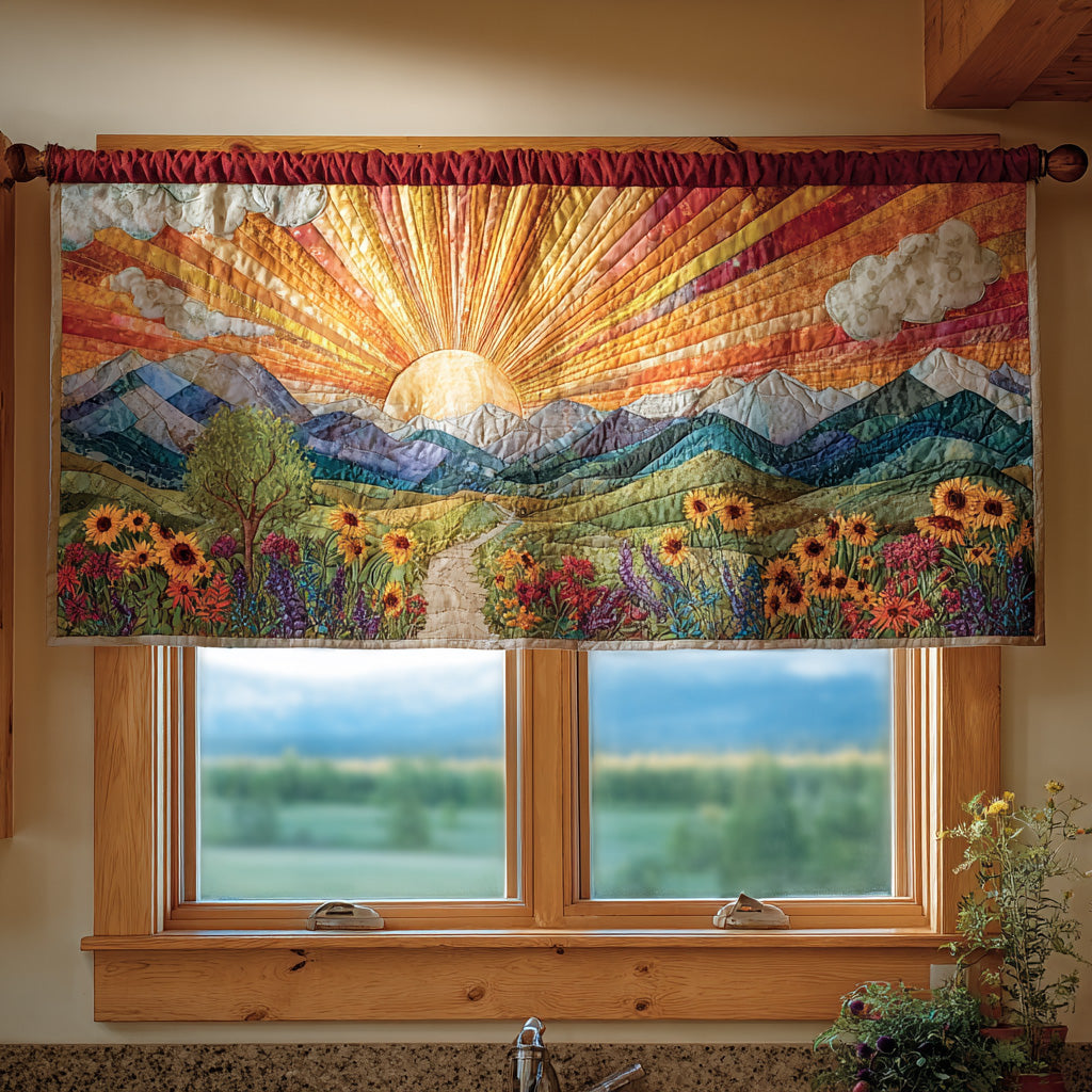Blooming Rays Quilted Valance NCU0PVL469