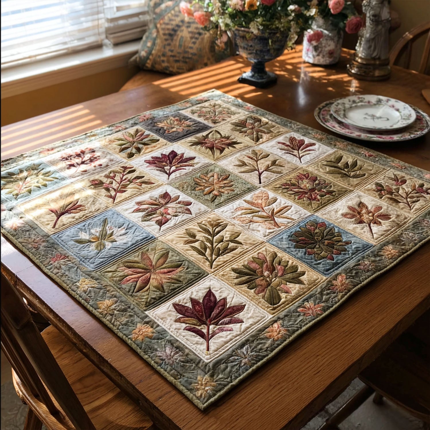 Bloomspell Quilted Table Topper NCU0PTT803