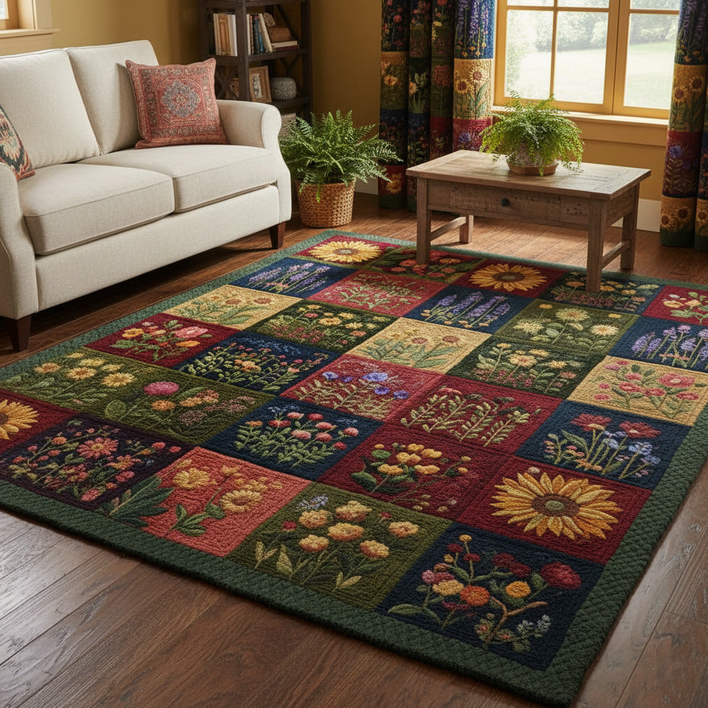 Blossom Haven Area Rug NCU0PTT2221