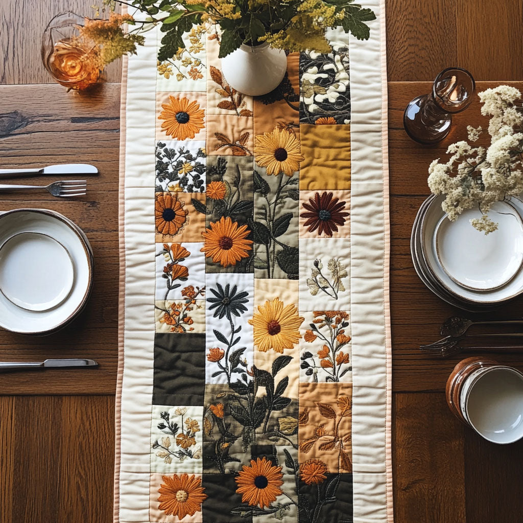 Boho Essence Quilted Table Runner NCU0PTT628