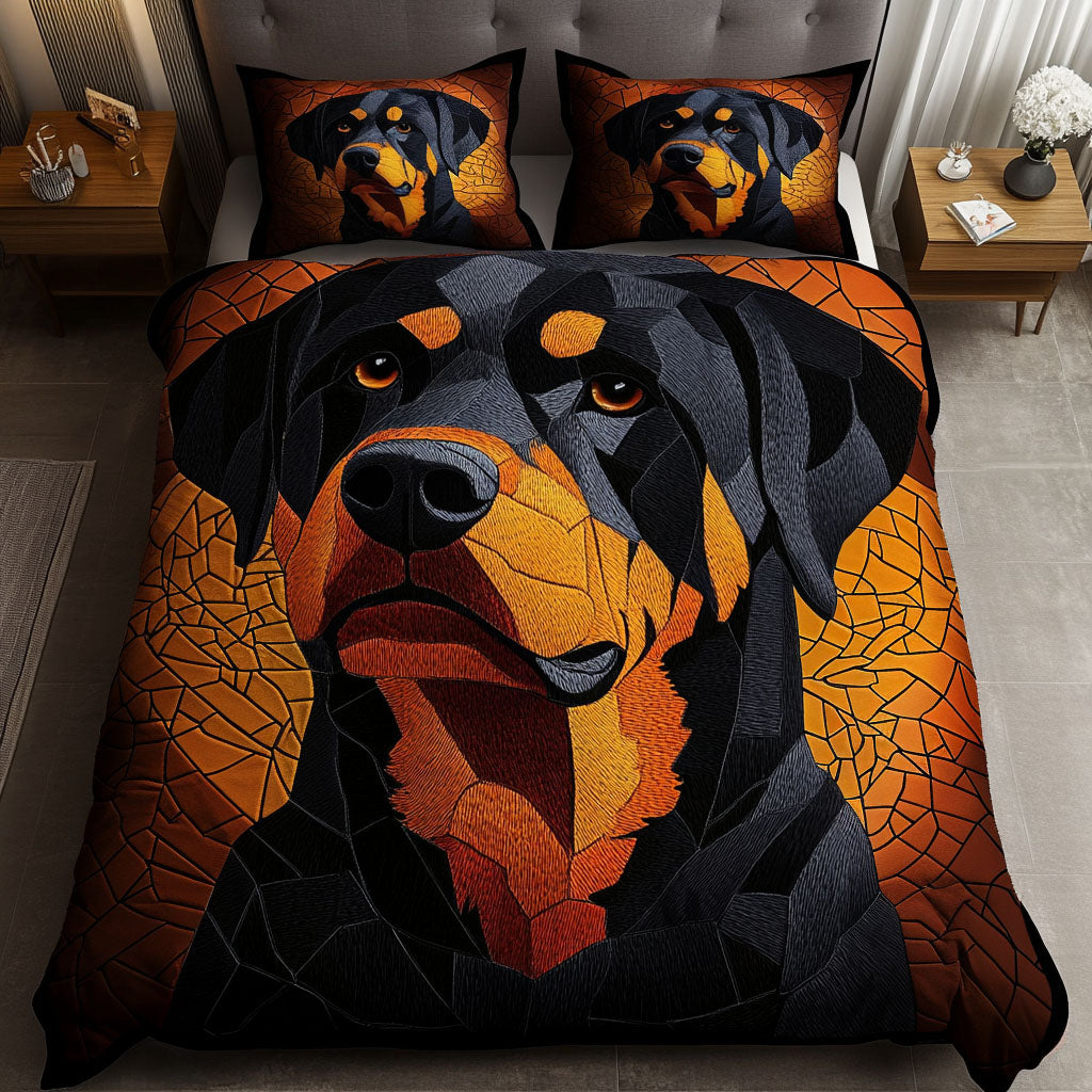 Bold Guardian 3-Piece Quilted Bedding Set NCU0NNT629