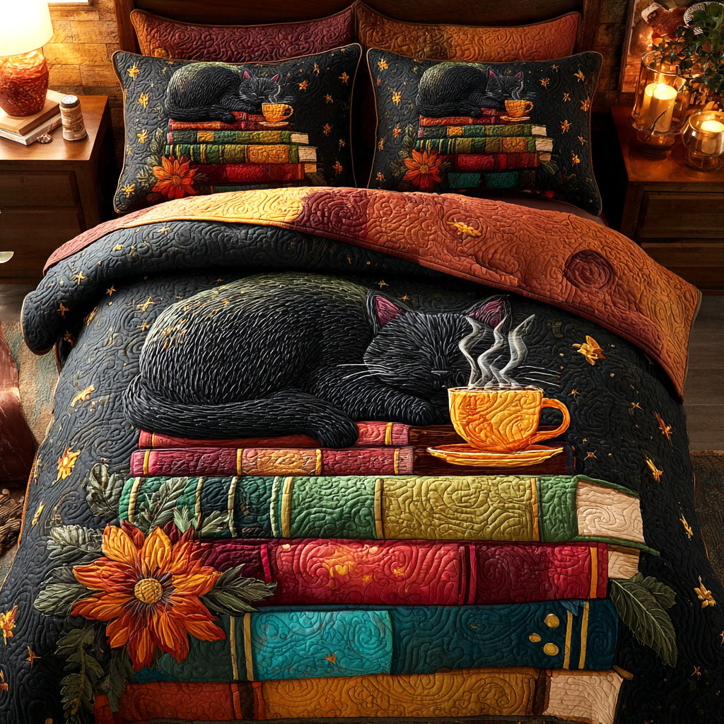 Book Dream 3-Piece Quilted Bedding Set NCU0NTV229