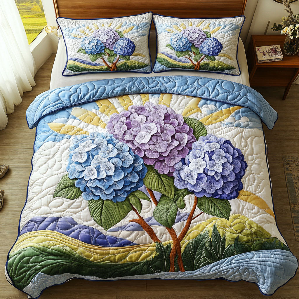 Botanical Wonders 3-Piece Quilted Bedding Set NCU0PTT276