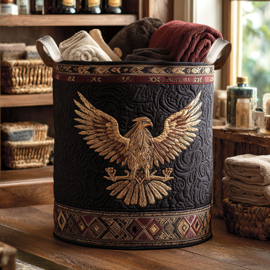 Brave Wings Quilted Laundry Basket NCU0NTV528