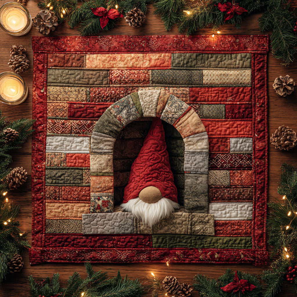 Brick Magic Quilted Table Topper NCU0NTV570