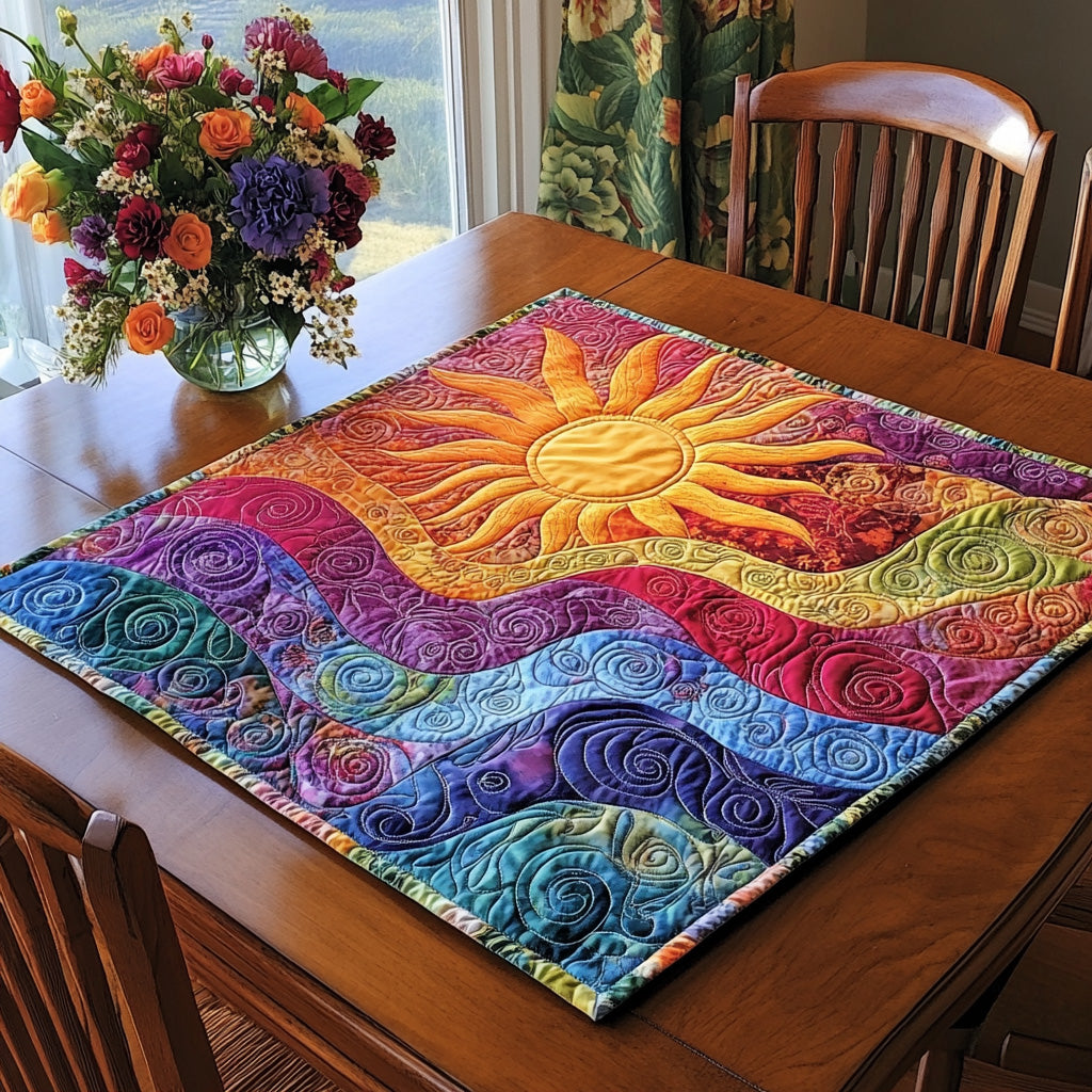 Bright Horizon Quilted Table Topper NCU0PVL537