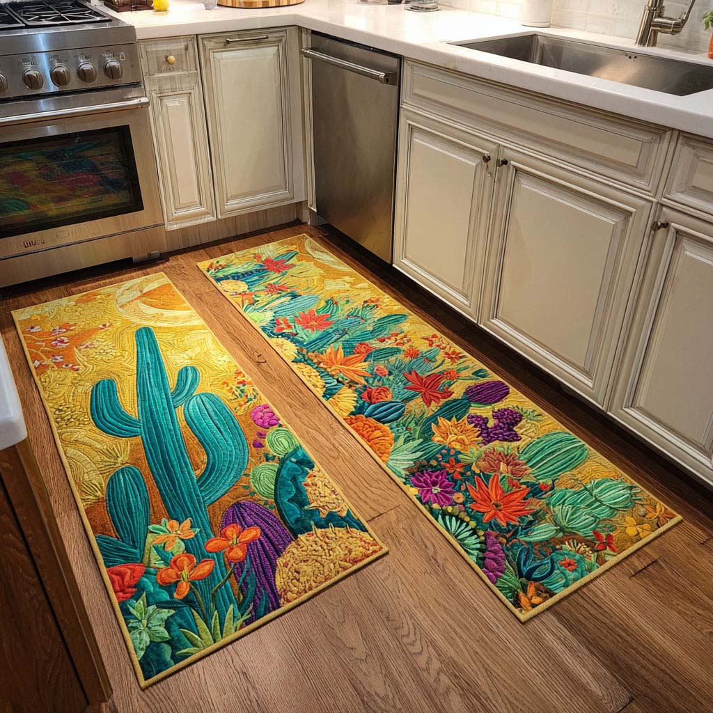 Cactus Horizon Kitchen Area Rug NCU0DK10924