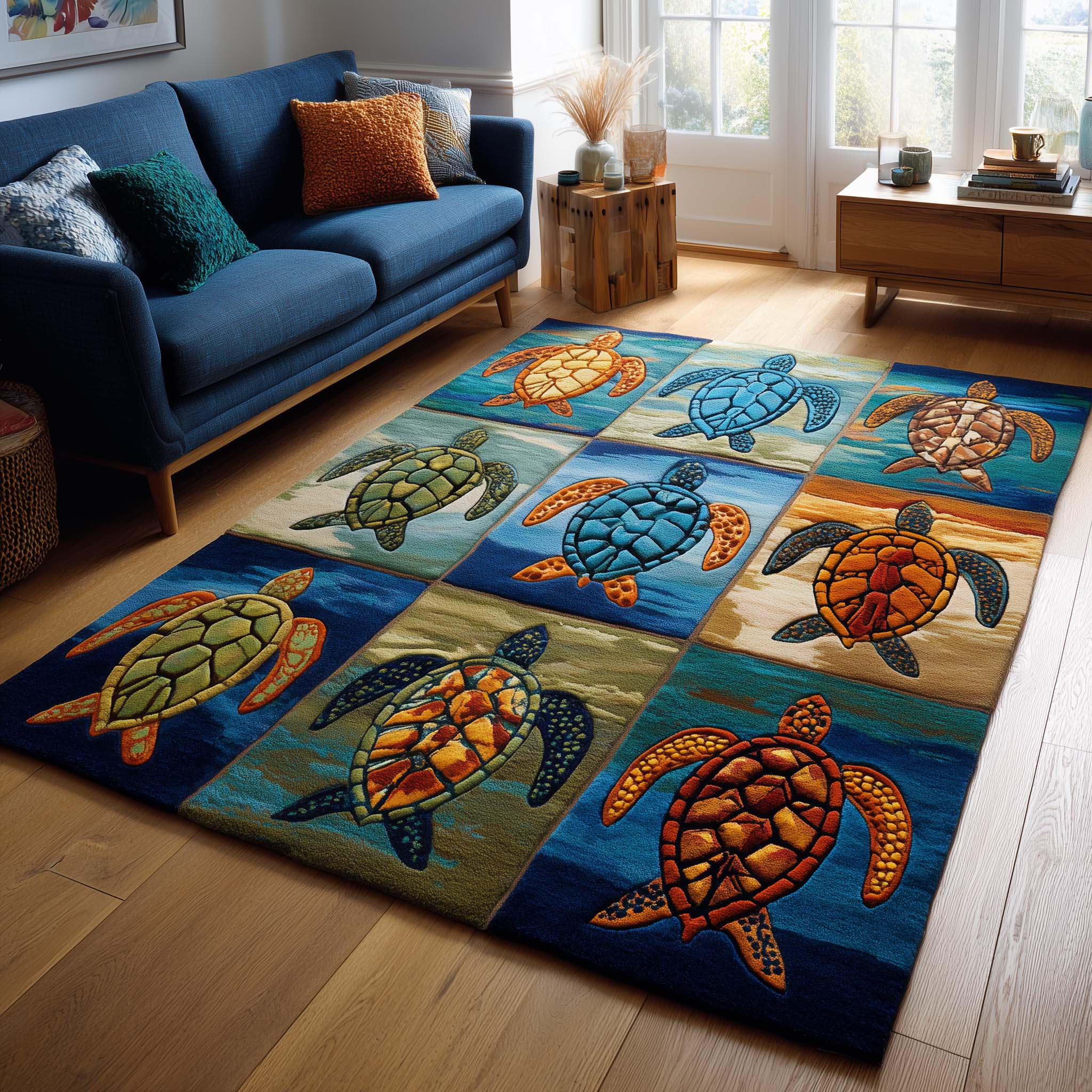 Calm Turtle Area Rug NCU0NT10053
