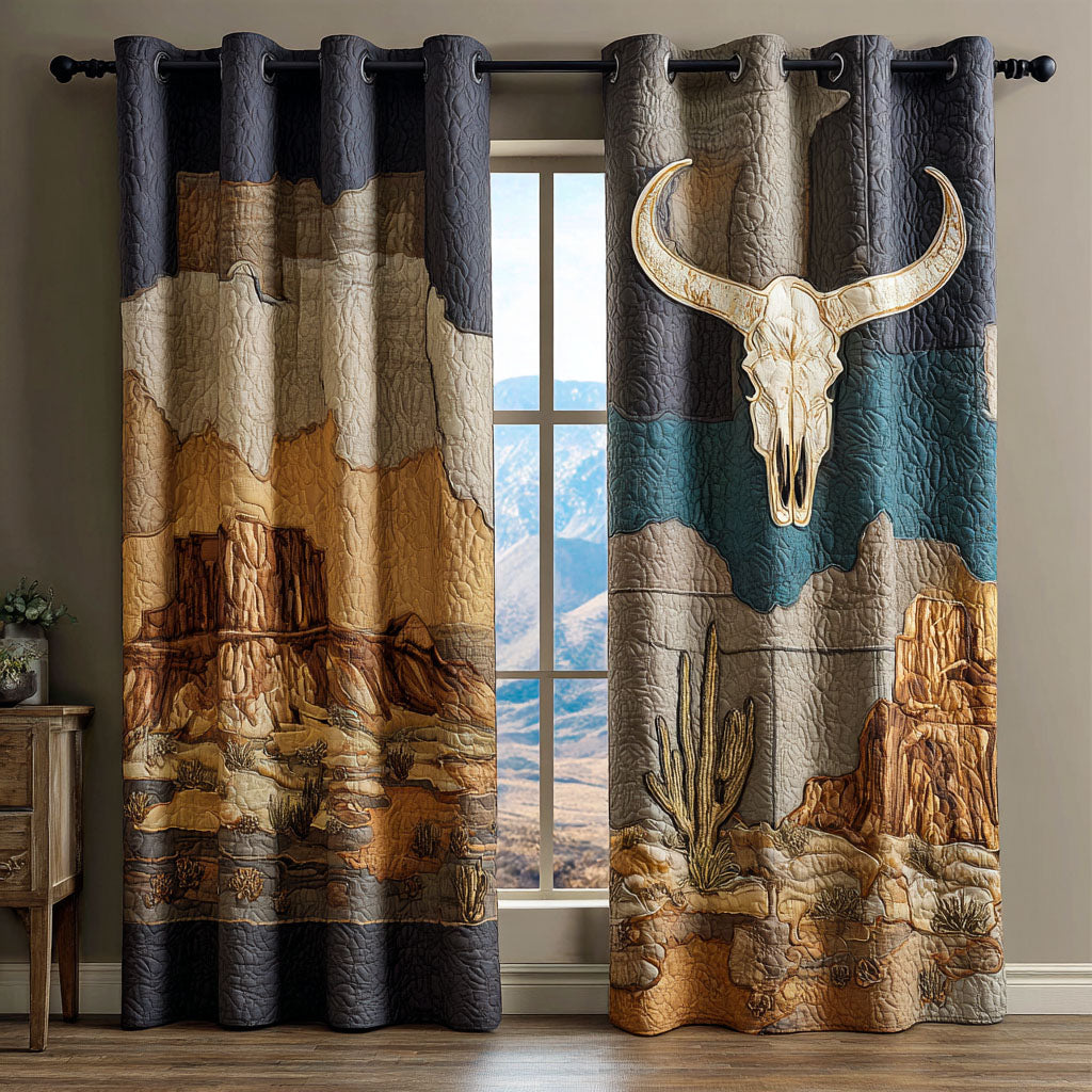 Canyon Roots Quilted Curtains NCU0NNT2813