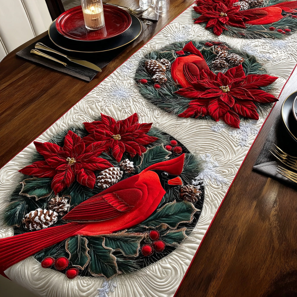 Cardinal Blessing Path Quilted Table Runner NCU0NTD776