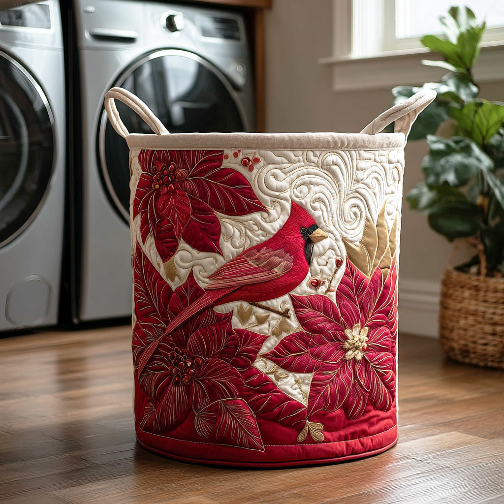 Cardinal Peace Flight Quilted Laundry Basket NCU0NTD875