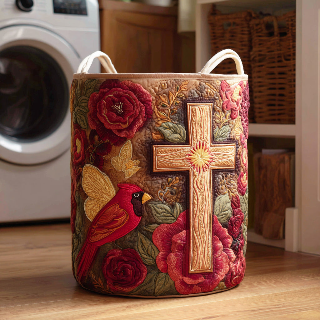 Cardinal Warm Memory Quilted Laundry Basket NCU0NTD877