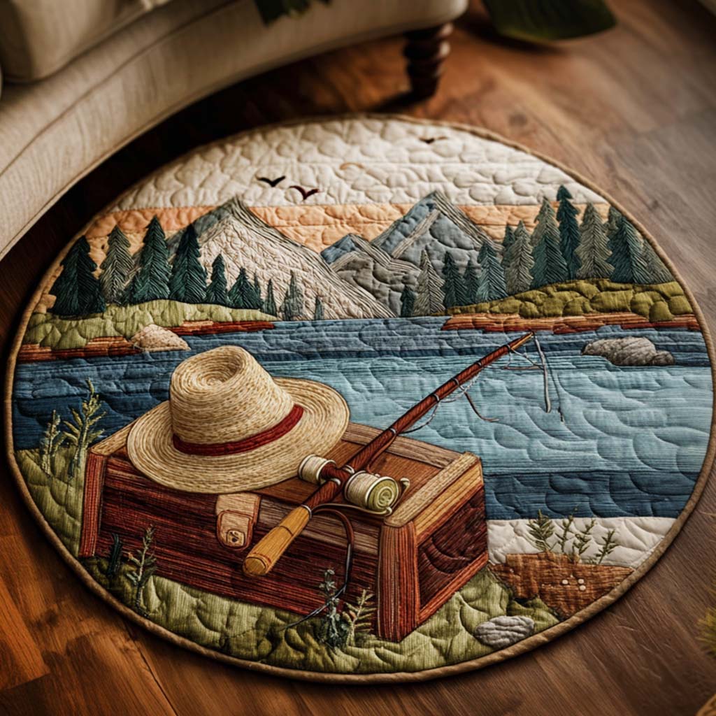 Casting Dream Quilted Round Mat NCU0NNT1921