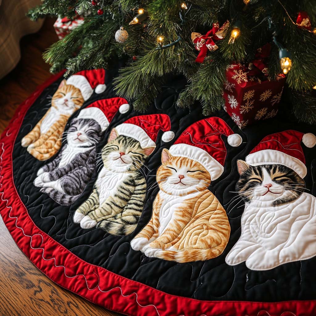 Catnip Holiday Christmas Quilted Tree Skirt NCU0NNT2219