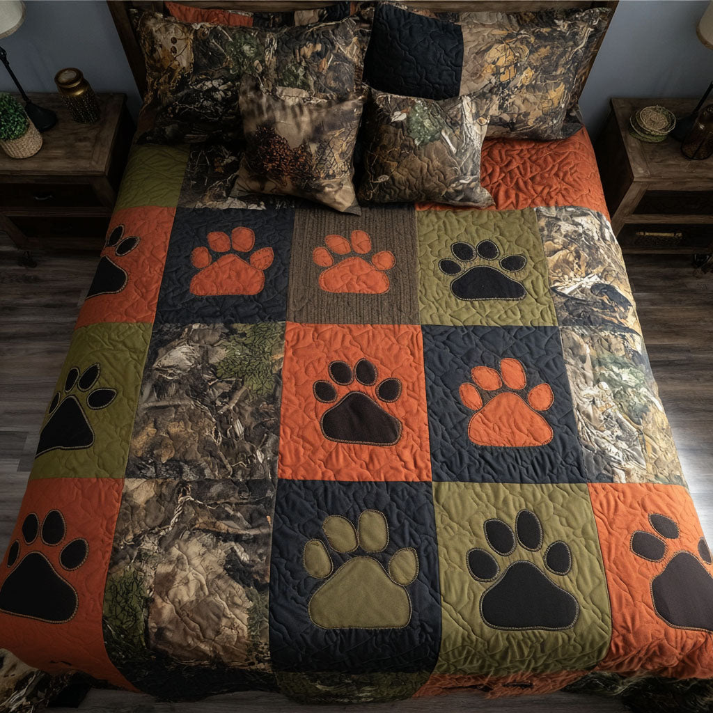 Cedar Ridge Tracks 3-Piece Quilted Bedding Set NCU0PTT2683