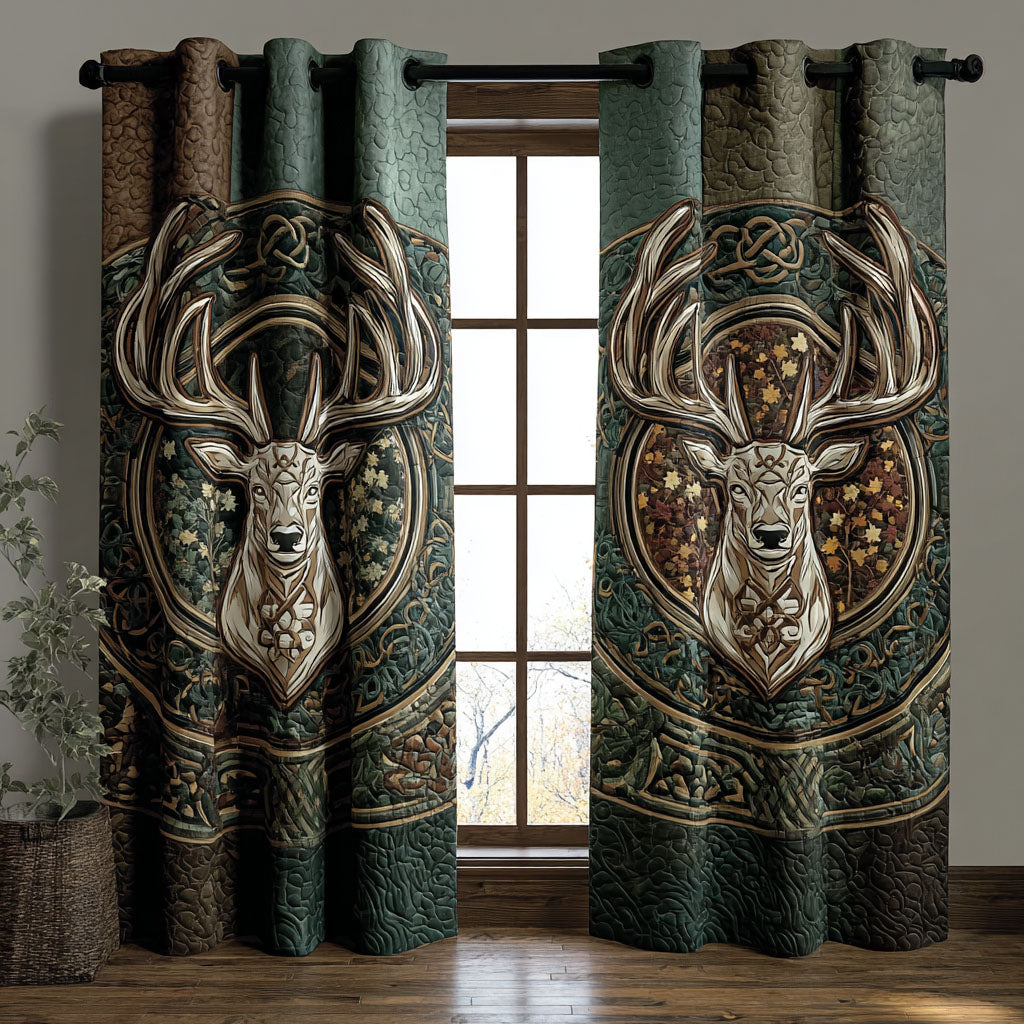 Celtic Forest Quilted Curtains NCU0PTT2181