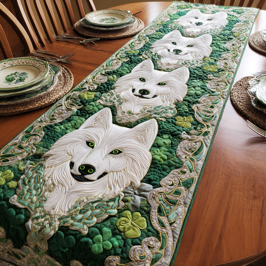 Celtic Wolf Guardian Quilted Table Runner NCU0NTD840