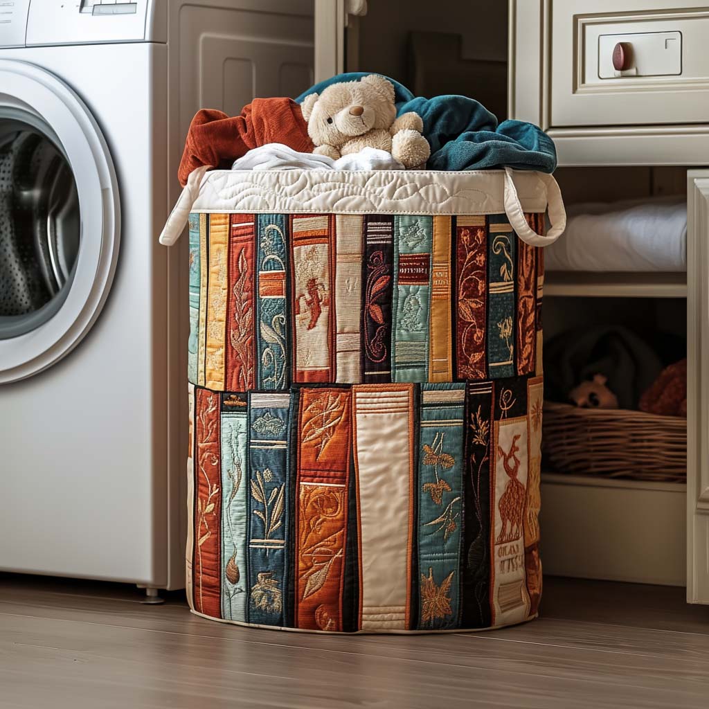 Chapter Corner Quilted Laundry Basket NCU0NNT1120