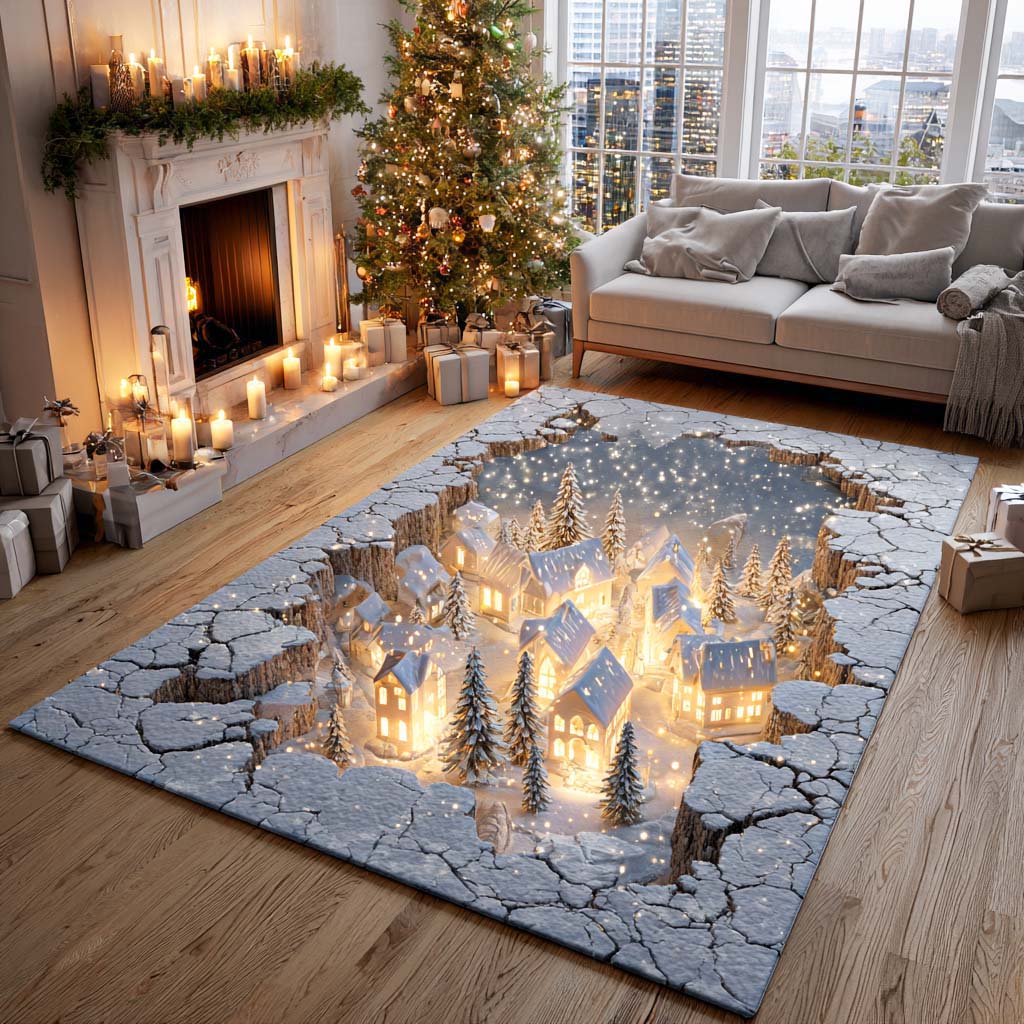 Christmas Glow Area Rug NCU0NT10564