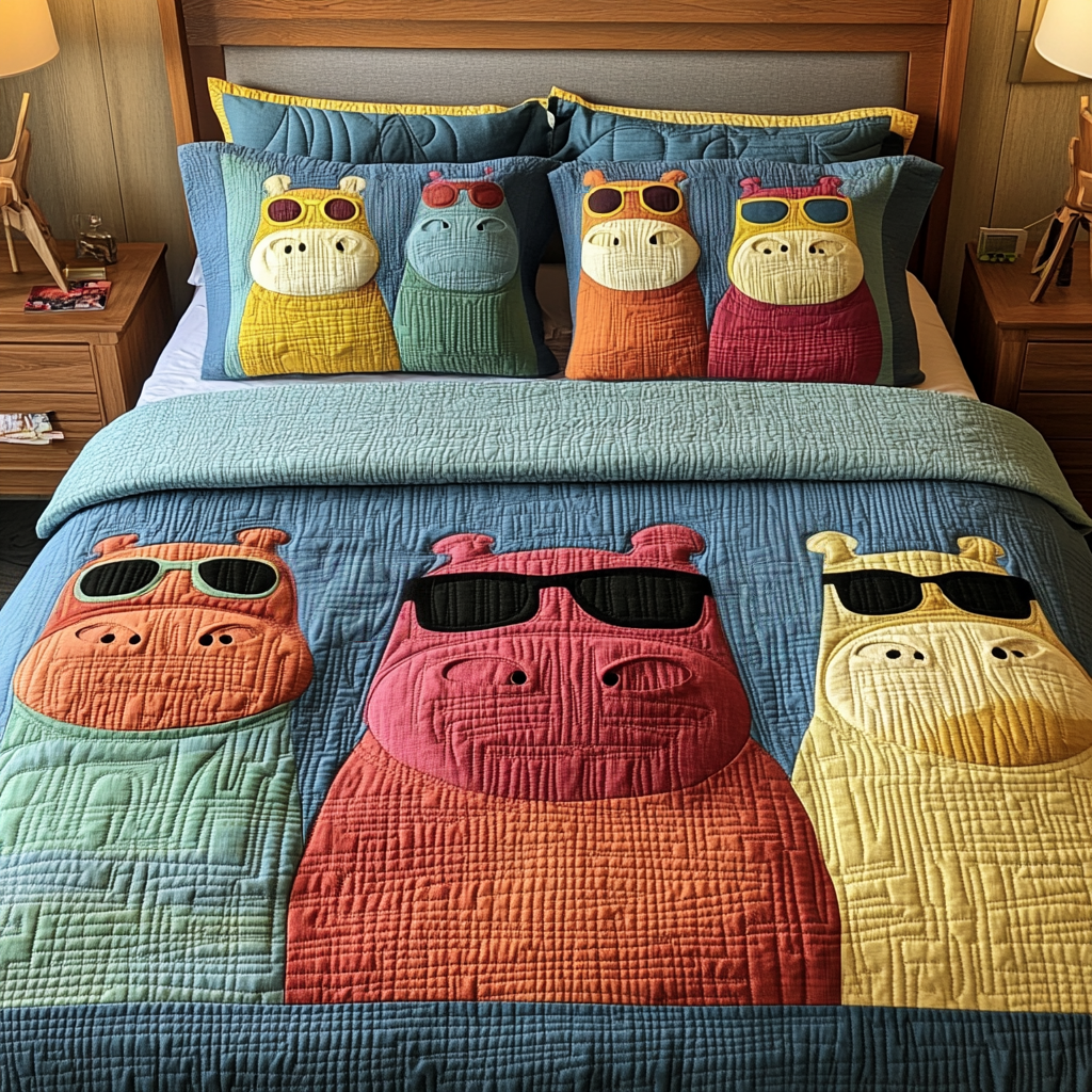 Chunky Charm Quilted Bedding Set NCU0DV072