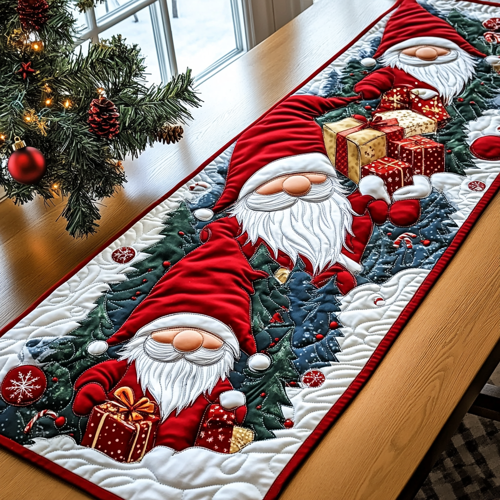 Christmas Quilted Table Runner NCU0QN059