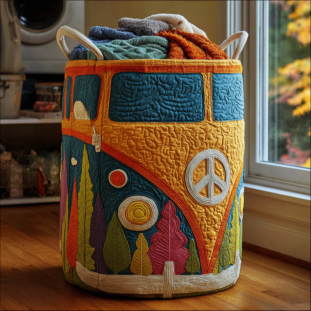 Color Journey Quilted Laundry Basket NCU0DDK1103