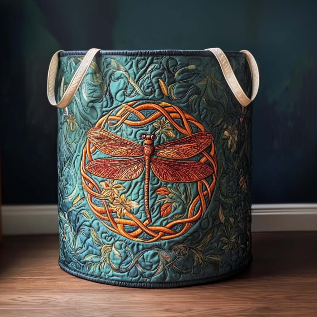 Colorful Wings Quilted Laundry Basket NCU0NNT2292