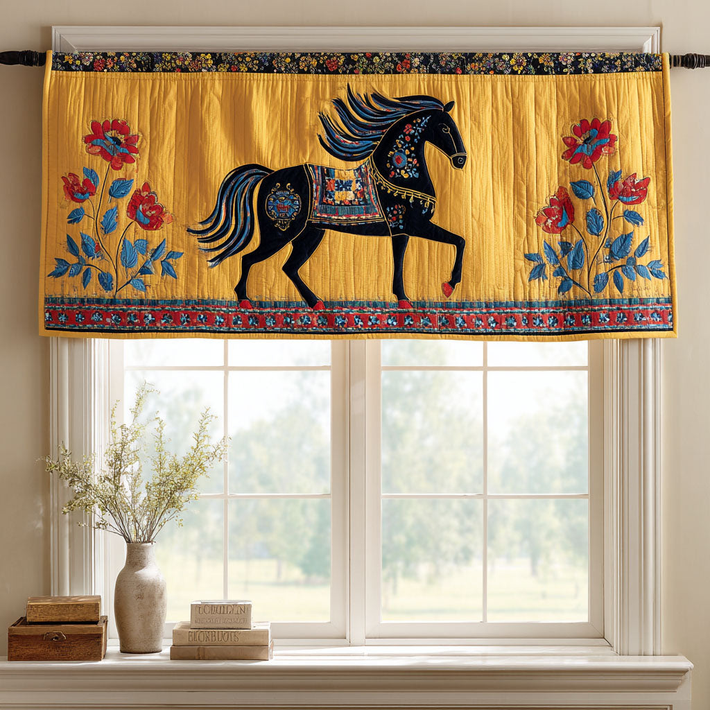 Copper Stallion Quilted Valance NCU0PTT1222