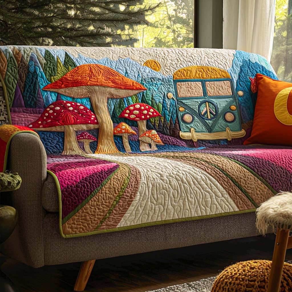 Cosmic Freedom Quilted Sofa Cover NCU0NT10688