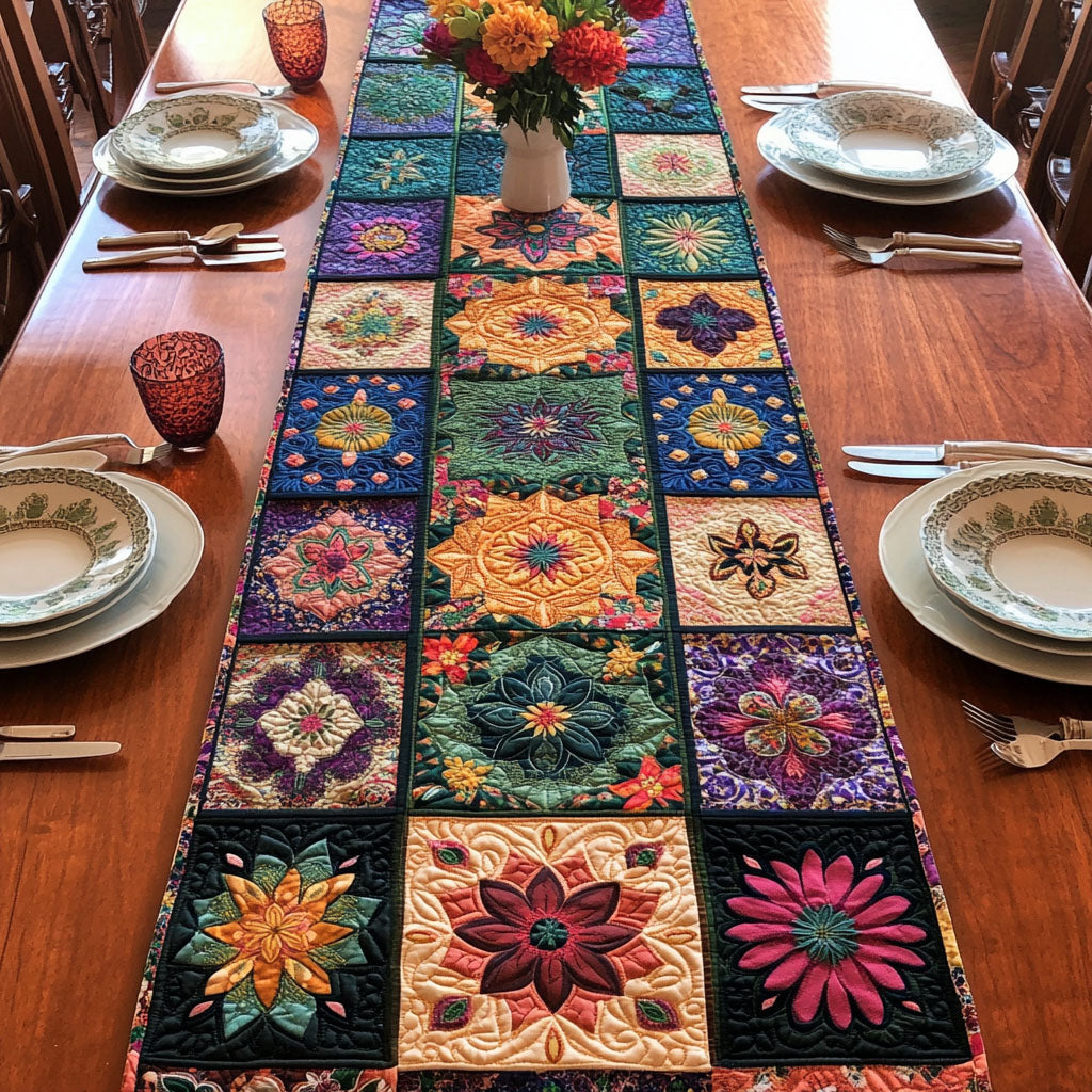 Cosmic Unity Quilted Table Runner NCU0PTT576