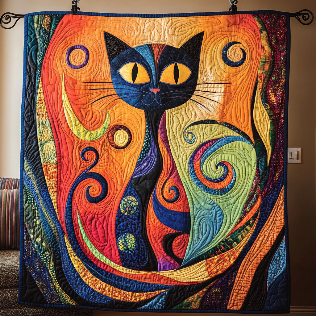 Cosmic Whiskers Quilted Blanket NCU0PVL737