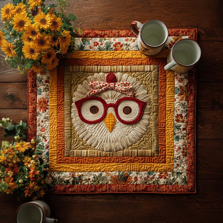 Country Beak Quilted Table Topper NCU0NXD009