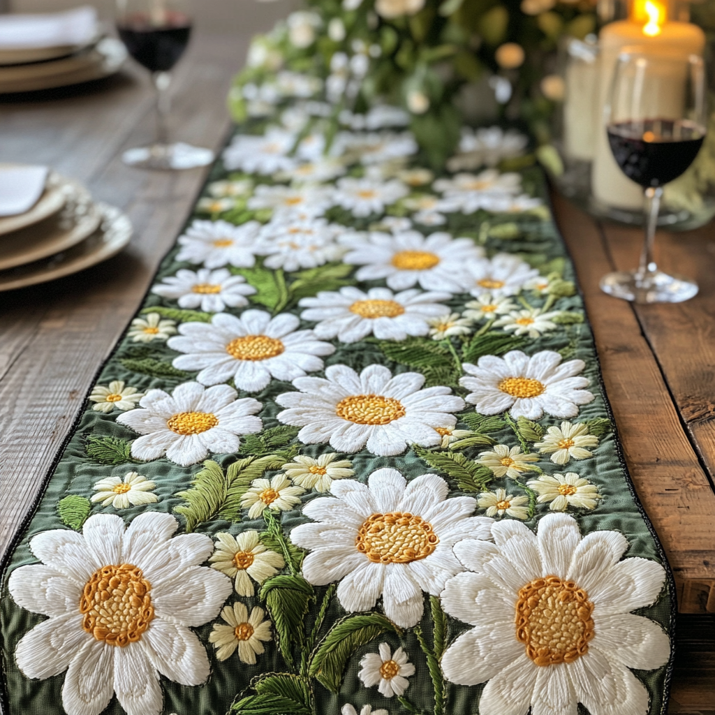Country Fresh Quilted Table Runner NCU0NVH724