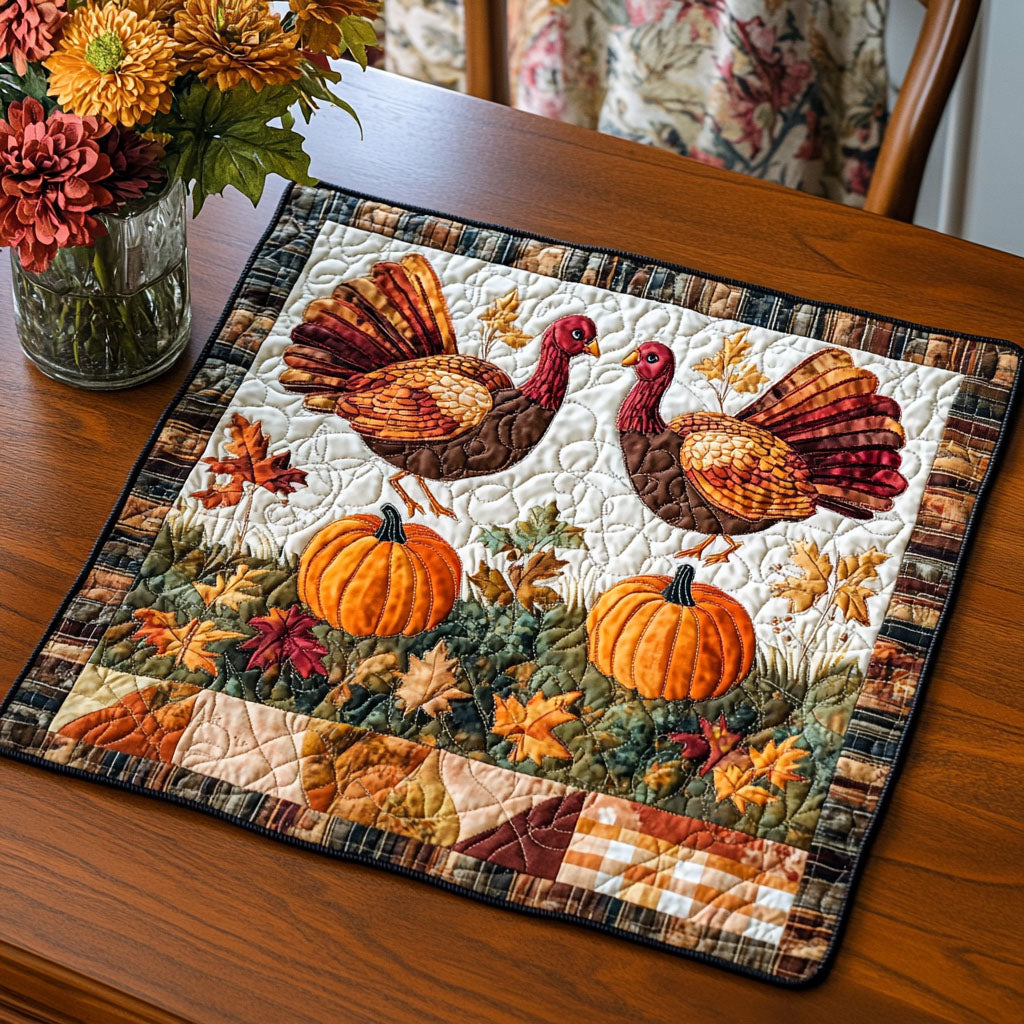 Cozy Cornucopia Quilted Table Topper NCU0PTT1120