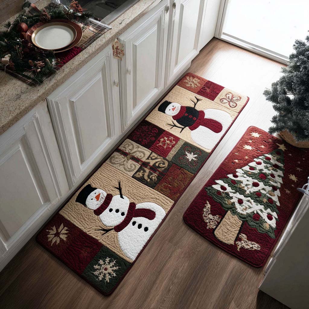 Cozy Holidays Kitchen Area Rug NCU0PT10150