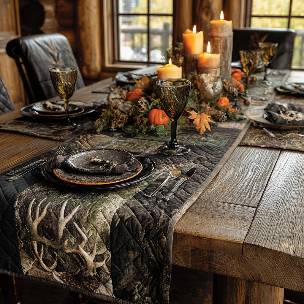 Creekside Hunt Quilted Table Runner NCU0PTT2012