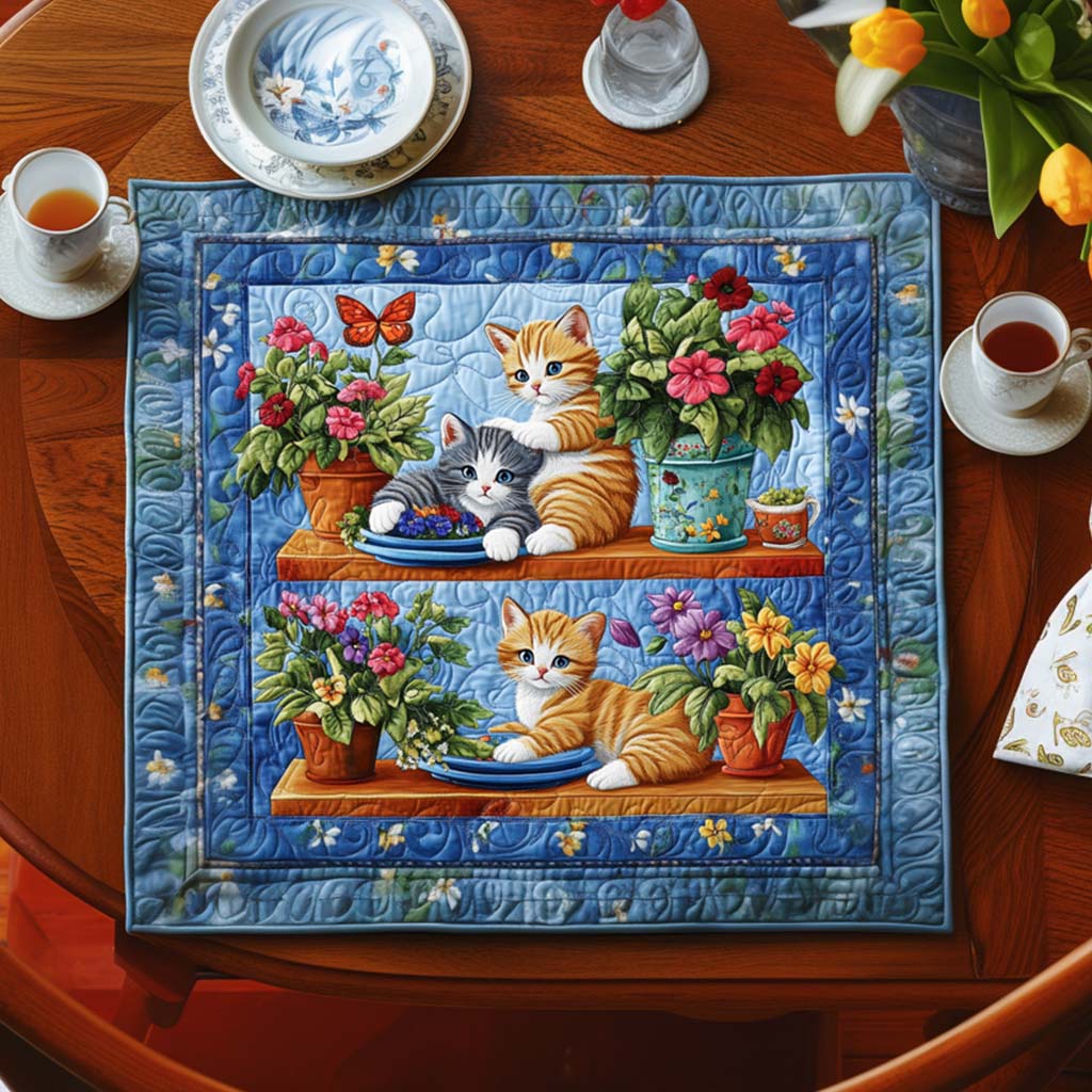 Curious Gaze Quilted Table Topper NCU0NNT1111