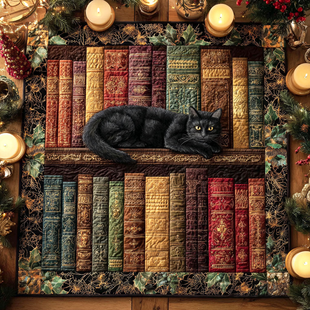 Curled Cat Quilted Table Topper NCU0NTV625