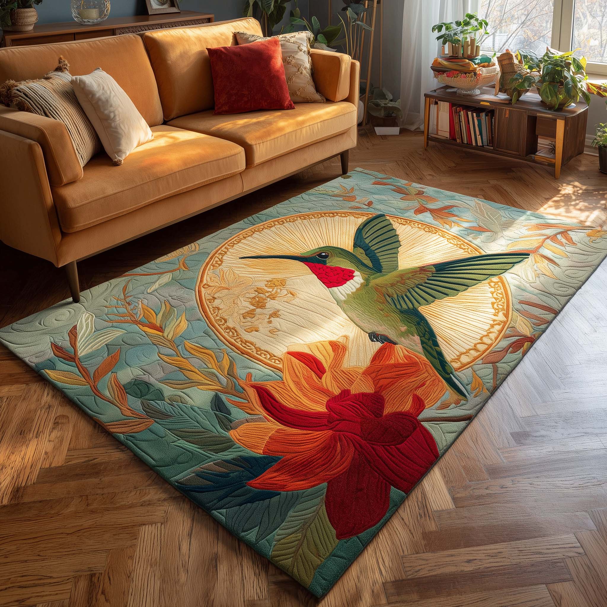 Dream Hummingbird Area Rug NCU0NT10068