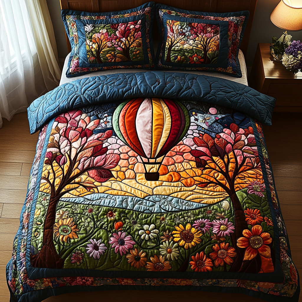 Drifting Horizons Quilted Bedding Set NCU0DV134