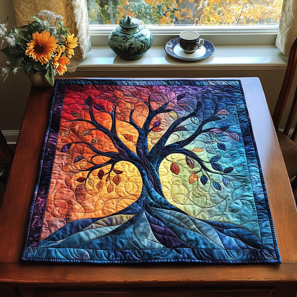 Earthbound Spirit Quilted Table Topper NCU0DV606