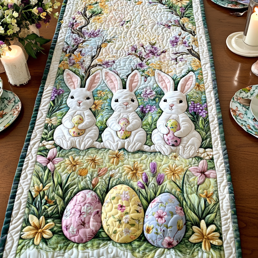 Easter Delights Quilted Table Runner NCU0NVH274