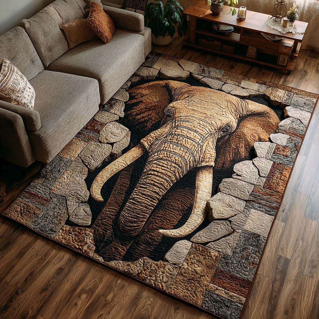 Elephant Spirit Area Rug NCU0DK10134