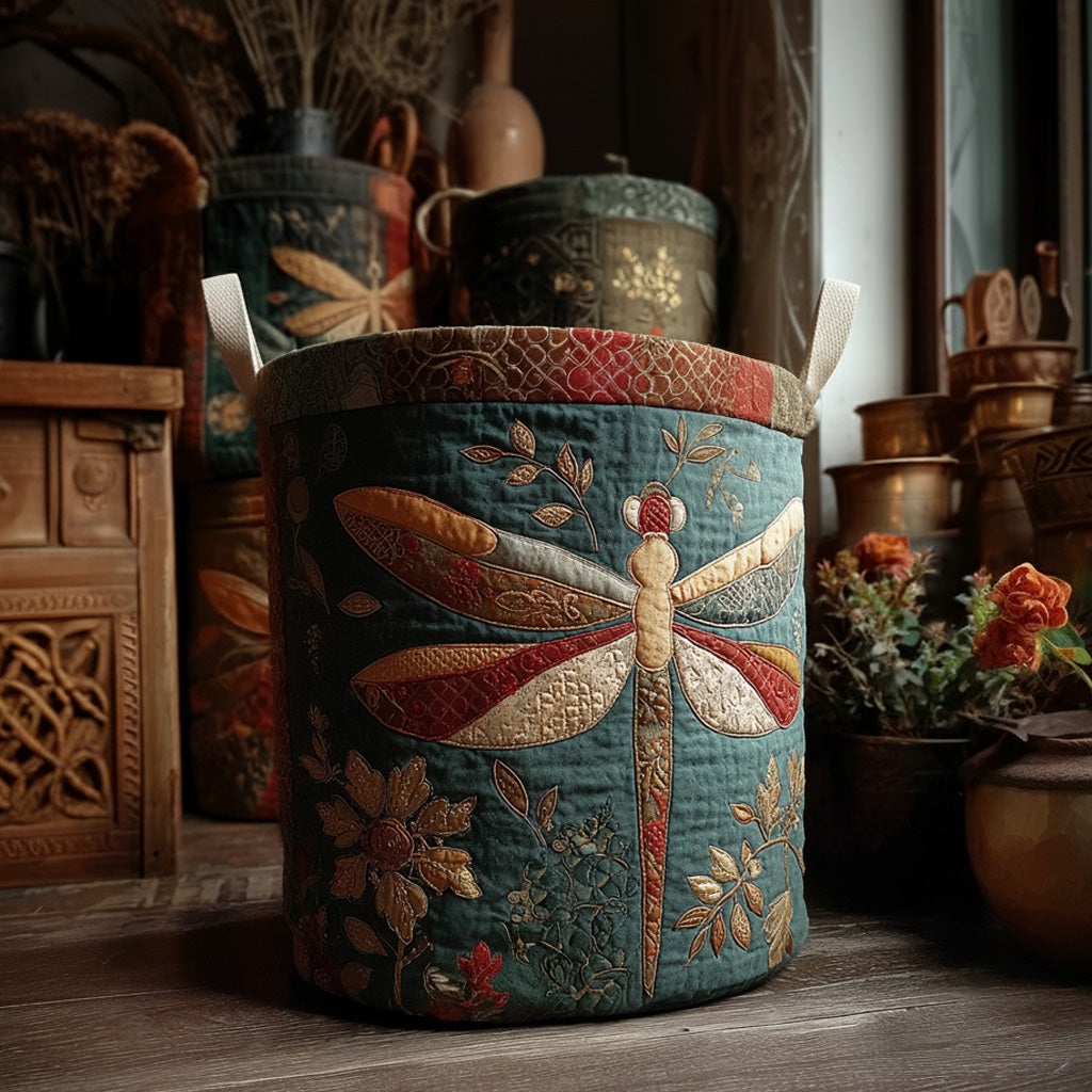 Enchanted Wings Quilted Laundry Basket NCU0PTT2565