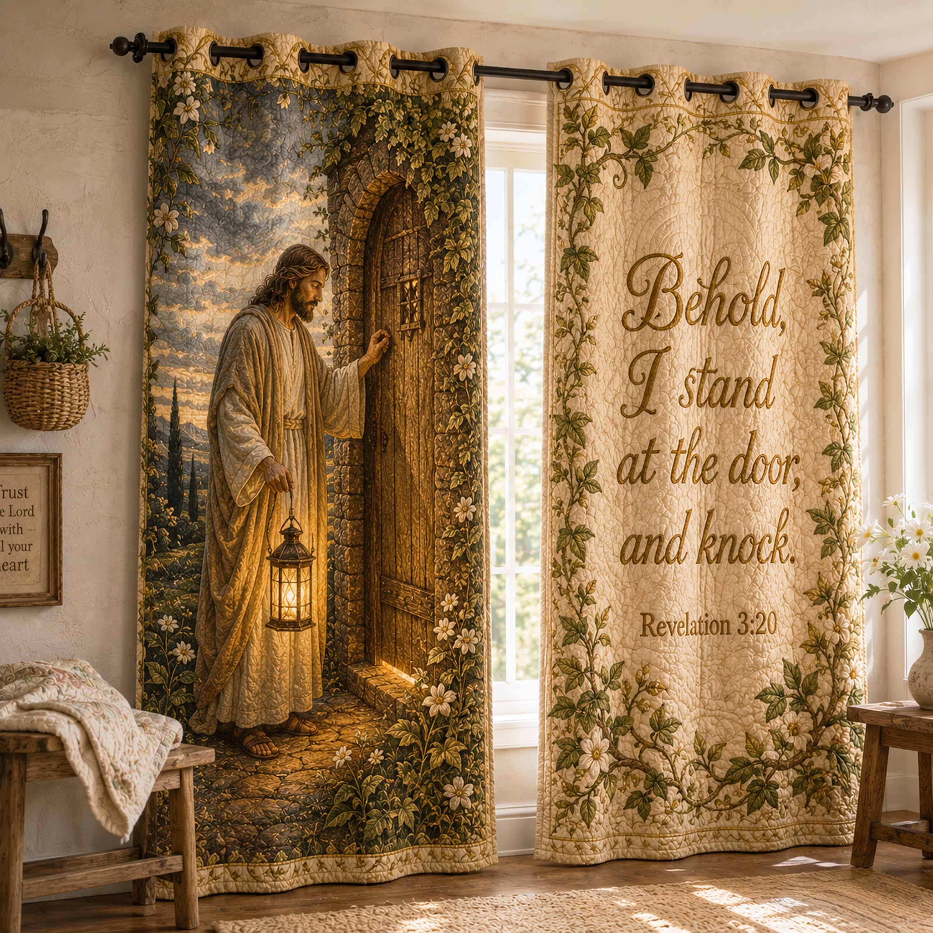 Eternal Peace Quilted Curtains NCU0NTD2104