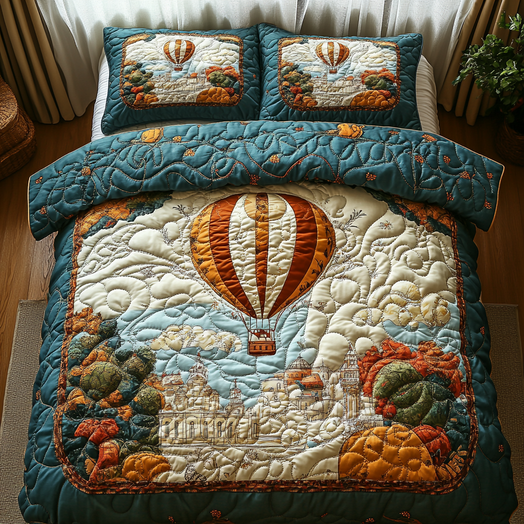 Ethereal Heights Quilted Bedding Set NCU0DV132