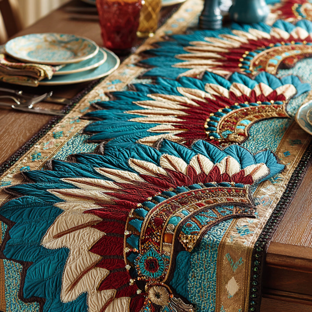 Native Spirit Quilted Table Runner NCU0QN074
