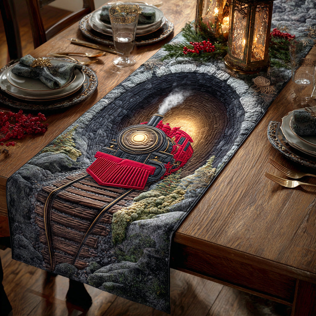 Festive Steamline Quilted Table Runner NCU0NTD655